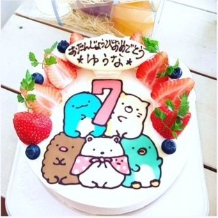 Torte_誕生日ケーキ_すみっコぐらし