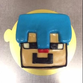 Sweets Grampa _ Cake_stowave d'anniversaire _ Minecraft_ Steve