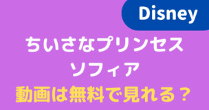 22 ちいさなプリンセス ソフィアの動画配信サービス比較 無料でフル視聴できる