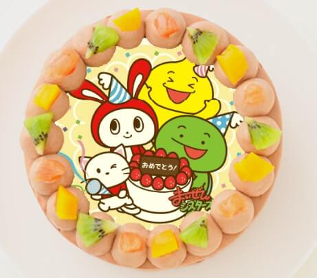 Cake.jp ORIGINAL_誕生日_チョコレート_まいぜんシスターズ写真ケーキ